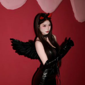 少女轻私_白丝圣诞兔+黑丝小恶魔